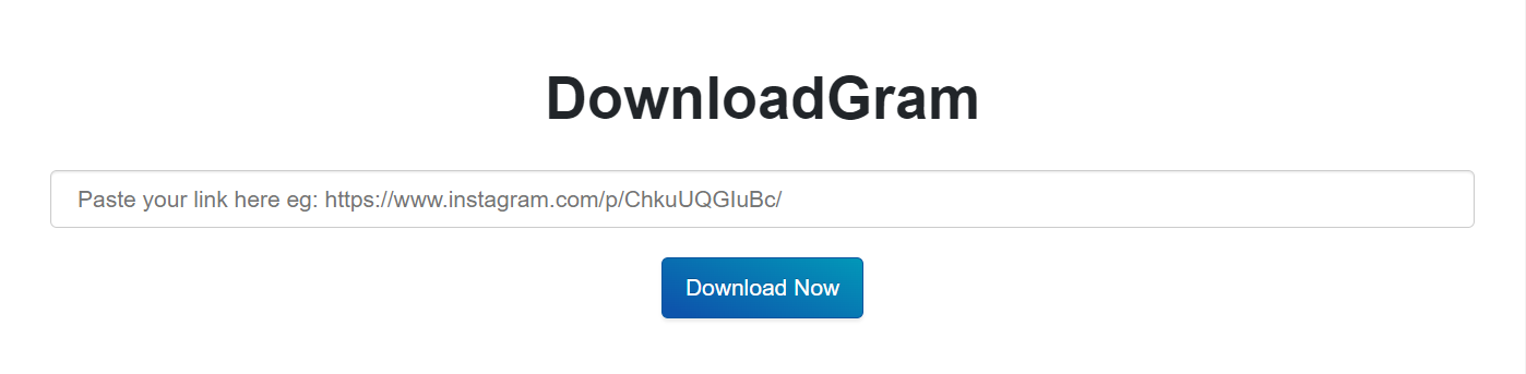 Wie lade ich Fotos und Videos von Site mit DownloadGram herunter?