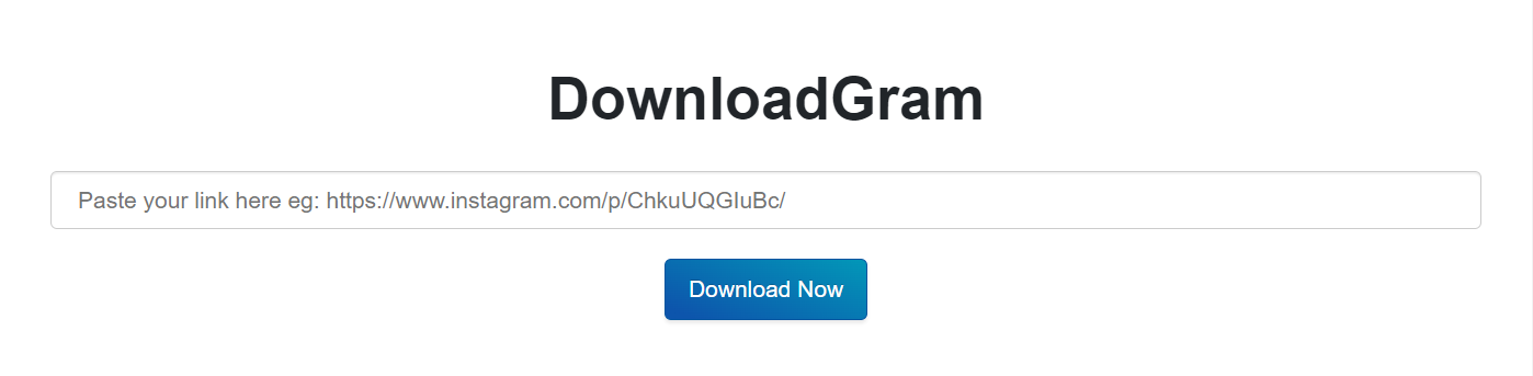 Downloadgram을 사용하여 인스 타 그램에서 사진 및 비디오 다운로드 방법