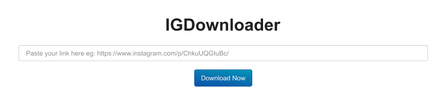 How to Download Photos & Videos from site with IGDownloader?