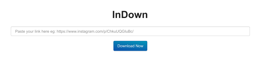 How to Download Photos & Videos from Online with INDown?