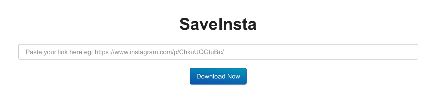 How to Download Photos & Videos from Online with SaveInsta?