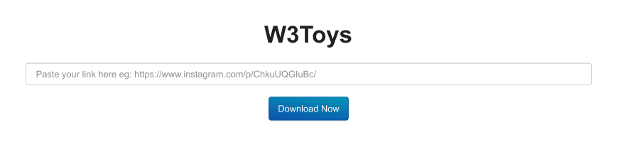 How to Download Photos & Videos from Online with W3Toys?